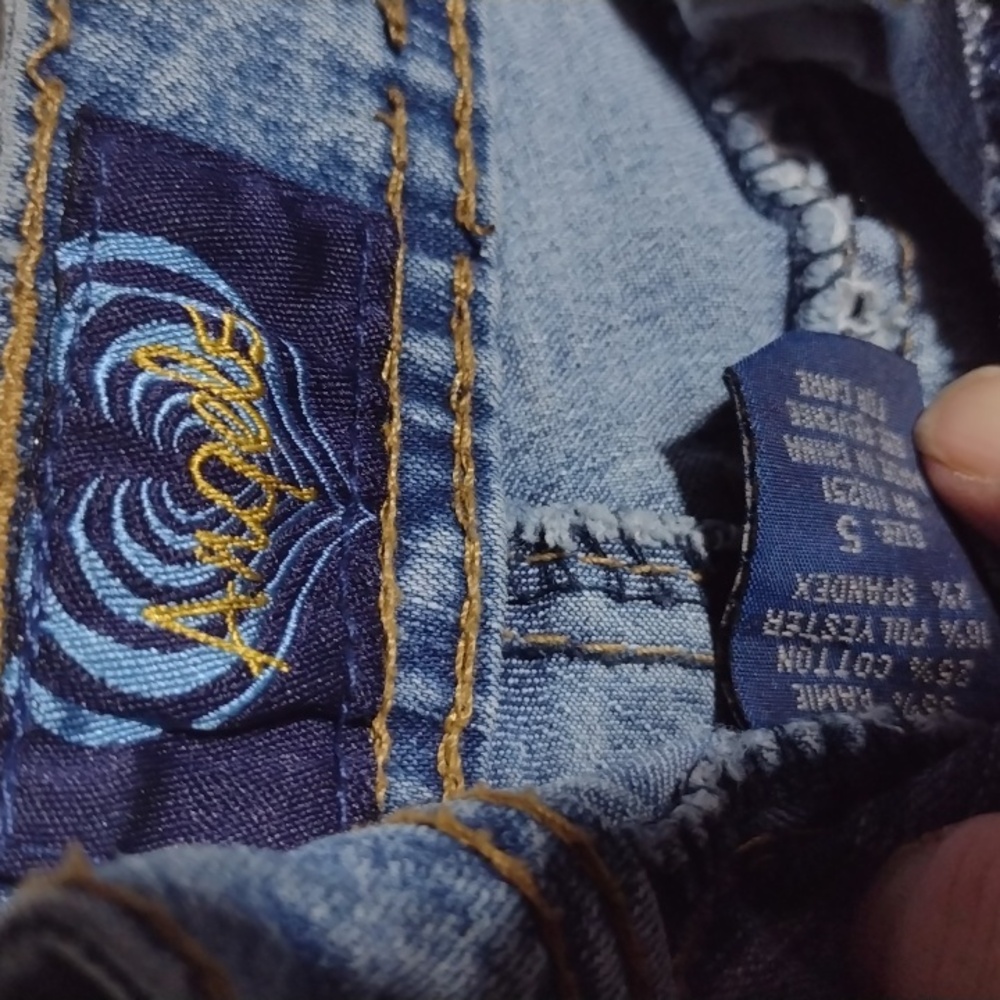 Custom Angels Flared Low Rise Jeans - Picture 12 of 16